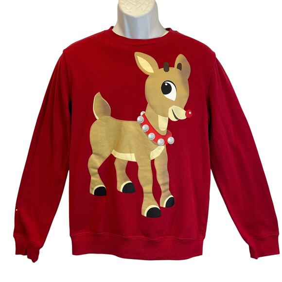 Rudolph the Red Nosed Reindeer Christmas Sweatshirt Size Small - Picture 1 of 3